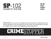 CrimeStopper SP-102 Mode D'emploi