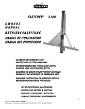 FLETCHER 3100 Manuel De L'utilisateur