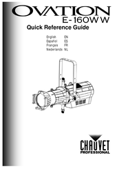 Chauvet Professional OVATION E-160WW Guide De Démarrage Rapide