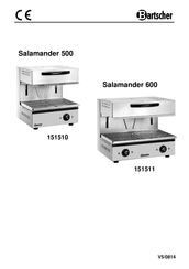 Bartscher Salamander 600 Traduction Du Mode D'emploi Original