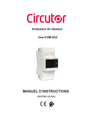 Circutor line-CVM-D32 Manuel D'instructions