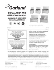 Garland G60-10CC Manuel D'installation