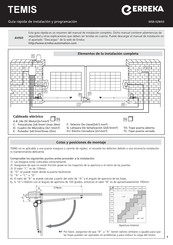 Erreka TEMIS MSB-028/03 Guide Rapide D'installation Et Programmation