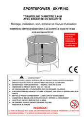 SPORTSPOWER SKYRING Manuel D'utilisation