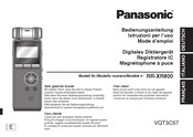 Panasonic RR-XR800 Mode D'emploi