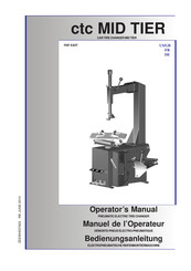 CTC MID TIER Manuel De L'opérateur