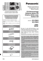 Panasonic SC-PM53 Mode D'emploi