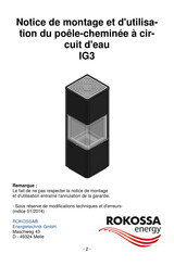 Rokossa energy IG3 Notice De Montage Et D'utilisation