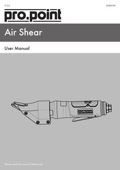 PRO-POINT Air Shear Mode D'emploi