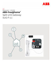 ABB free@home SUG-F-1.1 Manuel Produit