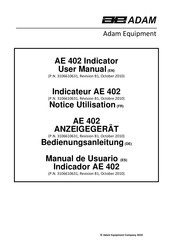 Adam AE 402 Notice Utilisation