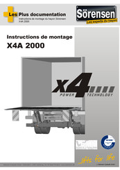 Sorensen X4A 2000 Instructions De Montage