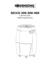 Sonnenkonig SECCO 300 Manuel De L'utilisateur
