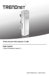 TRENDnet TEW-734APO Guide D'installation Rapide