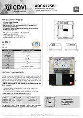 Cdvi ADC612SB Guide Rapide