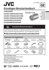 JVC Everio GZ-EX210WE Guide De L'utilisateur