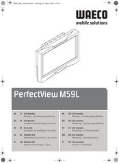 Waeco PerfectView M59L Instructions De Montage Et De Service