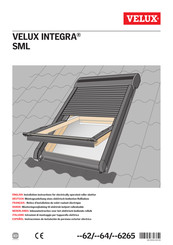 Velux integra SML SK08 0000S Mode D'emploi