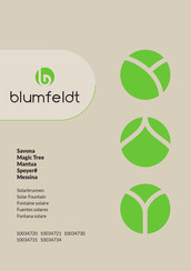 Blumfeldt Speyer Mode D'emploi