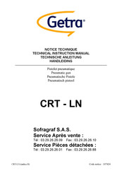 Getra CRT-LN Notice Technique