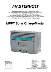 Mastervolt MPPT Solar ChargeMaster 25 Mode D'emploi