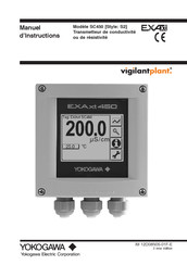 YOKOGAWA Vigilantplant EXAxt SC450 Manuel D'instructions