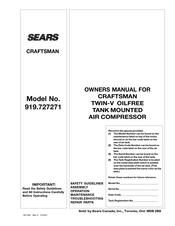 Sears 919.727271 Manuel D'instructions