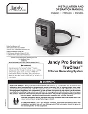 Jandy Pro Series TruClear Pro Série Manuel D'installation Et De Fonctionnement