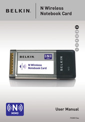 Belkin F5D8013 Manuel De L'utilisateur