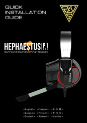 GAMDIAS HEPHAESTUS P1 RGB Guide D'installation Rapide
