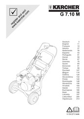 Kärcher G 7.10 M Mode D'emploi