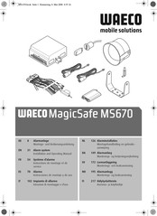 Waeco MagicSafe MS670 Instructions De Montage Et De Service
