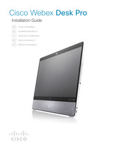 Cisco Webex Desk Pro Guide D'installation
