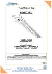 Gaz Industrie BTwin BT17 Notice Technique