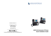 Grandstream GXP2130 Guide D'installation Rapide
