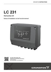 Grundfos LC 231 Notice D'installation