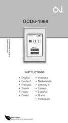 OJ Electronics OCD6-1999 Instructions