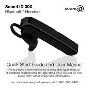 SoundID Sound ID 300 Guide De Démarrage Rapide