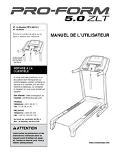 Pro-Form PETL59815.0 Manuel De L'utilisateur