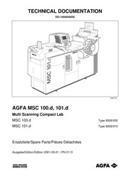 AGFA MSC 100.d Documentation Technique