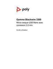 Poly Blackwire 3300 Série Guide Utilisateur