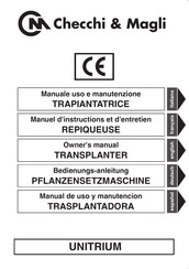 Checchi & Magli UNITRIUM Manuel D'instructions Et D'entretien