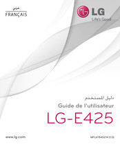 LG LGE425.AAREBK Guide De L'utilisateur