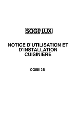 Sogelux CG5512B Notice D'utilisation Et D'installation