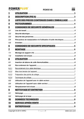 Powerplus POWX145 Manuel D'utilisation