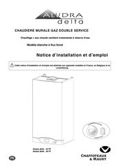 Chaffoteaux & Maury Aludra delta 28 FF Notice D'installation Et D'emploi