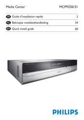 Philips Showline MCP9350I/31 Guide D'installation Rapide