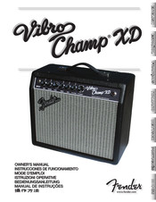 Fender Vibro Champ XD Mode D'emploi