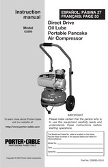 Porter Cable C2550 Manuel D'instructions