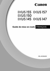Canon IXUS 147 Guide De Mise En Route